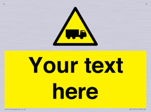 Custom Lorry Hazard Sign